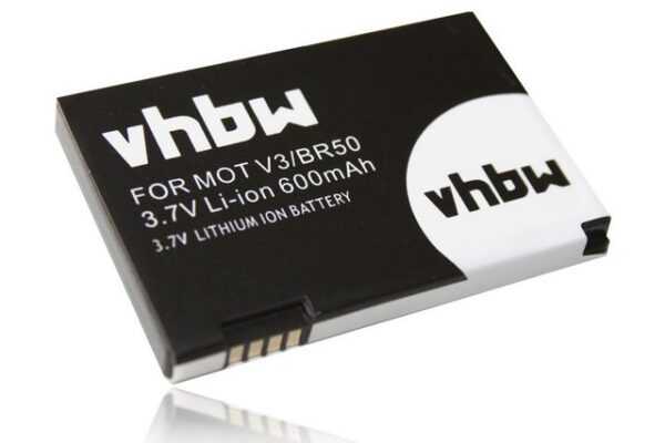 vhbw Ersatz für Motorola SNN5696C für Smartphone-Akku Li-Ion 600 mAh (3,7 V)