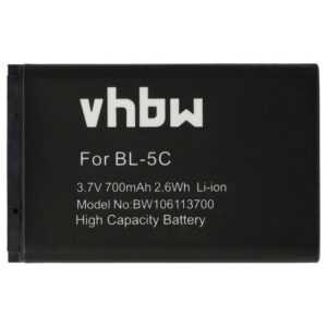 vhbw Ersatz für Myphone BS-16, MP-S-A, BS-09, MP-S-A1, MP-U-1 für Smartphone-Akku Li-Ion 700 mAh (3,7 V)