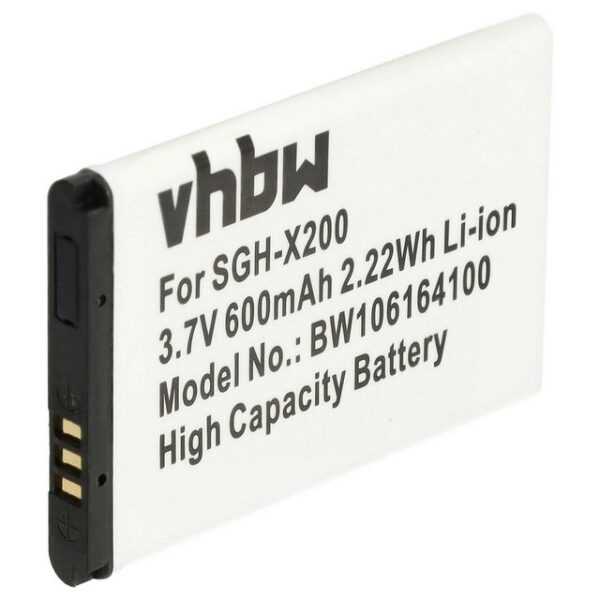 vhbw Ersatz für Samsung BST3108BEC/STD für Smartphone-Akku Li-Ion 600 mAh (3,7 V)