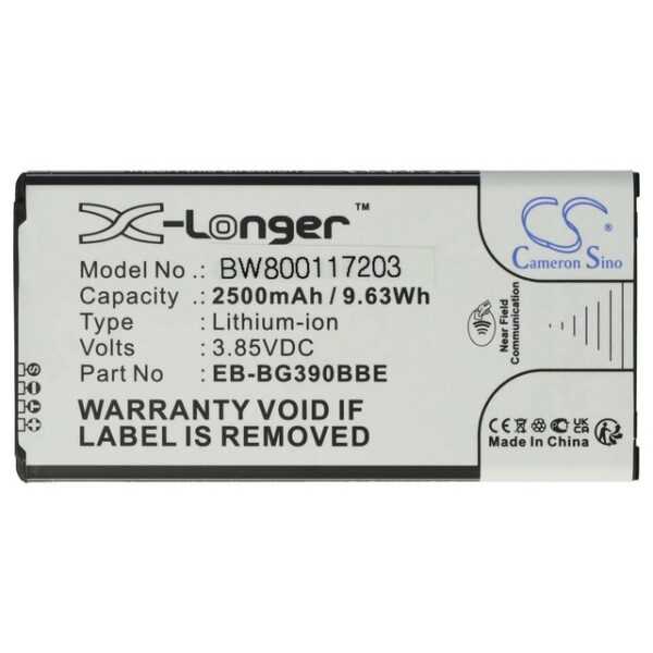 vhbw Ersatz für Samsung EB-BG390BBEGWW für Smartphone-Akku Li-Polymer 2800 mAh (3,8 V)