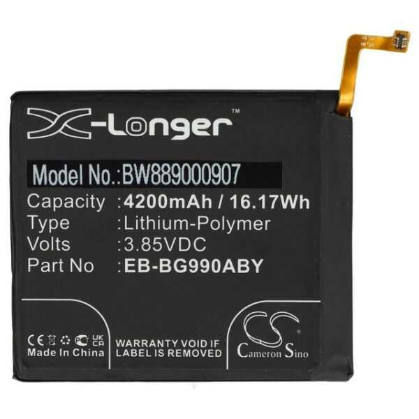 vhbw Ersatz für Samsung EB-BG990ABY für Smartphone-Akku Li-Polymer 4300 mAh (3,85 V)