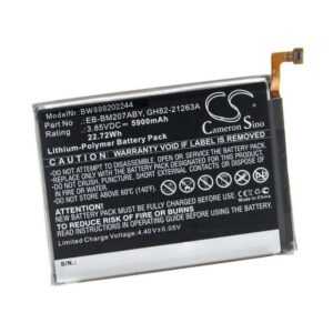 vhbw Ersatz für Samsung GH82-21263A, EB-BM207ABY für Smartphone-Akku Li-Polymer 5900 mAh (3,85 V)