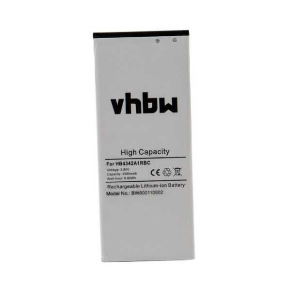 vhbw Smartphone-Akku Ersatz für HB4342A1RBC für Mobilfunk (2580mAh, 3,8V, Li-Polymer) 2580 mAh