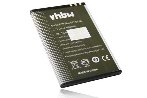 vhbw kompatibel mit ACE Caracas 2, Caracas Smartphone-Akku Li-Ion 1000 mAh (3,7 V)