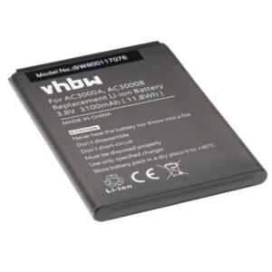 vhbw kompatibel mit Archos 45 Neon Smartphone-Akku Li-Ion 3100 mAh (3,8 V)