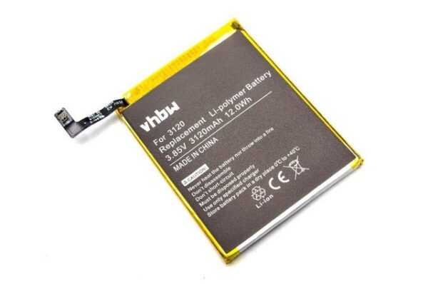 vhbw kompatibel mit BQ Aquaris M5 Smartphone-Akku Li-Polymer 3120 mAh (3,85 V)