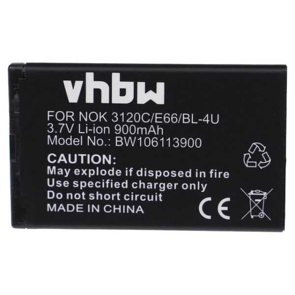 vhbw kompatibel mit Clarity PAL Smartphone-Akku Li-Ion 900 mAh (3,7 V)