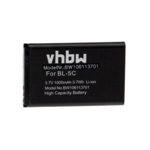 vhbw kompatibel mit Hqrs 777 Smartphone-Akku Li-Ion 1000 mAh (3,7 V)