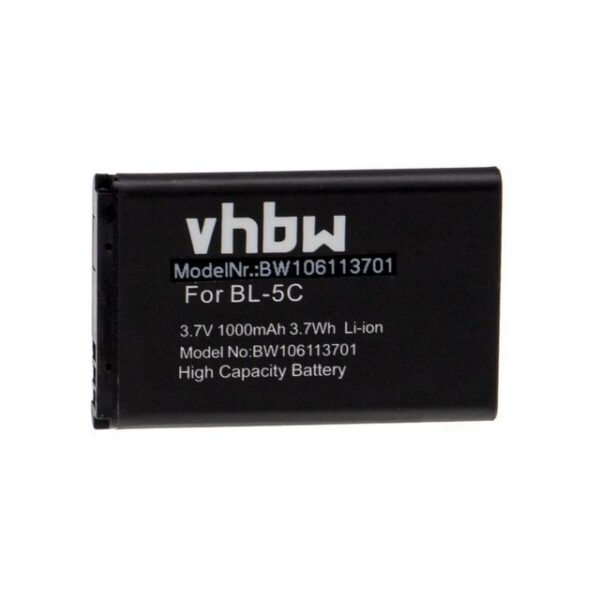 vhbw kompatibel mit Hqrs 777 Smartphone-Akku Li-Ion 1000 mAh (3,7 V)