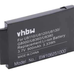 vhbw kompatibel mit LG U8380, U8550 Smartphone-Akku Li-Ion 900 mAh (3,7 V)