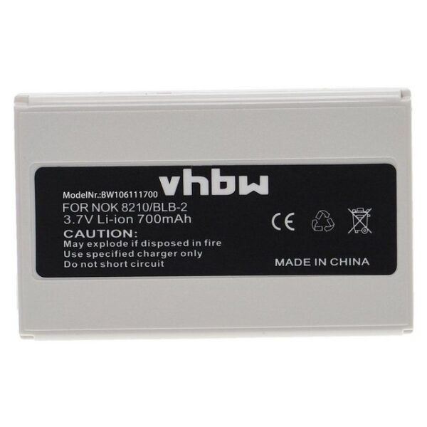 vhbw kompatibel mit Mitsuba HDC505, HDC-505, HD7000, Protax DC500T Smartphone-Akku Li-Ion 700 mAh (3,7 V)