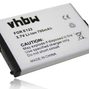 vhbw kompatibel mit NEC E122 Smartphone-Akku Li-Ion 700 mAh (3,7 V)