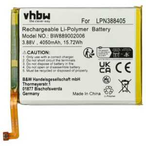 vhbw kompatibel mit Nokia X30 5G Smartphone-Akku Li-Polymer 4050 mAh (3,88 V)