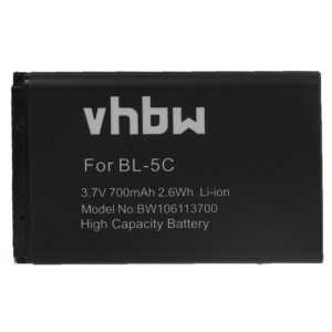 vhbw kompatibel mit Nortel 4070, 4027, NTTQ82EAE6, NTTQ81EAE6 Smartphone-Akku Li-Ion 700 mAh (3,7 V)