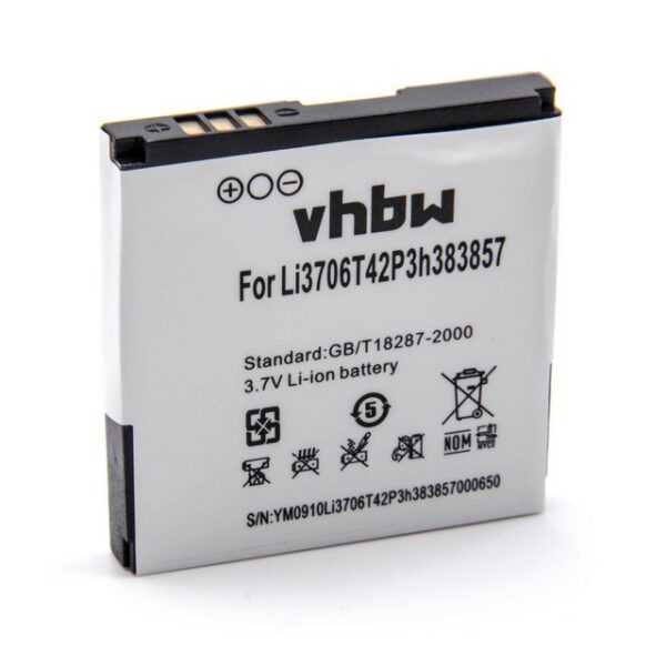 vhbw kompatibel mit SFR 341 Smartphone-Akku Li-Ion 700 mAh (3,7 V)