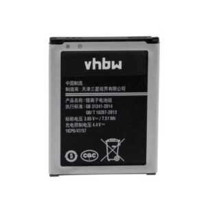 vhbw kompatibel mit Samsung Galaxy Folder SM-G160N0, SM-G1650, SM-G165N Smartphone-Akku Li-Ion 1950 mAh (3,85 V)