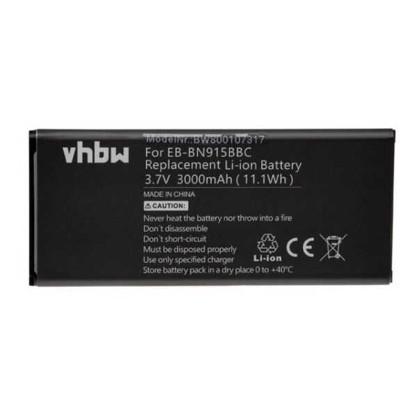 vhbw kompatibel mit Samsung Galaxy SM-N915V, SM-N915Y Smartphone-Akku Li-Ion 3000 mAh (3,8 V)