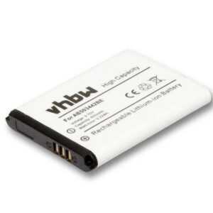 vhbw kompatibel mit Samsung SGH-Z150, SGH-J708, SGH-T509, SGH-J700v Smartphone-Akku Li-Ion 600 mAh (3,7 V)