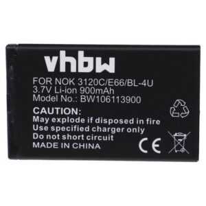 vhbw kompatibel mit Star C6000, C6000 Wifi Smartphone-Akku Li-Ion 900 mAh (3,7 V)