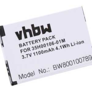 vhbw kompatibel mit T-MOBILE G1 Smartphone-Akku Li-Ion 1100 mAh (3,7 V)