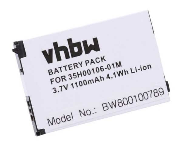 vhbw kompatibel mit T-MOBILE G1 Smartphone-Akku Li-Ion 1100 mAh (3,7 V)