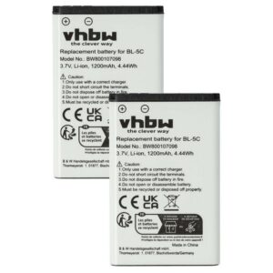 vhbw kompatibel mit Telekom A806 Smartphone-Akku Li-Ion 1200 mAh (3,7 V)