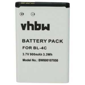 vhbw passend für BLU Jenny 2, Q170T, Q170W, Samba TV, T276T, T278X, Zoey 2 Smartphone-Akku 900 mAh