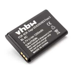 vhbw passend für Nokia 3650, 6600, 6670, 7610, N71, 6260, N70, 3230, N90, Smartphone-Akku 1200 mAh