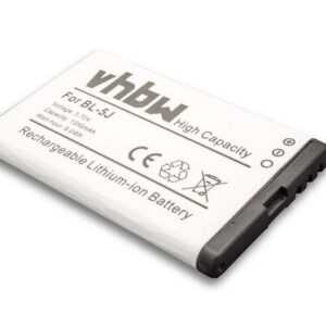 vhbw passend für Nokia Lumia 520.2, 521, 525, 525.2, 526, 530, 530 Dual Smartphone-Akku 1350 mAh