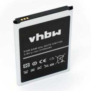 vhbw passend für Samsung Galaxy SCH-N719, SCH-R950, SCH-i605, SGH-N025, Smartphone-Akku 3100 mAh