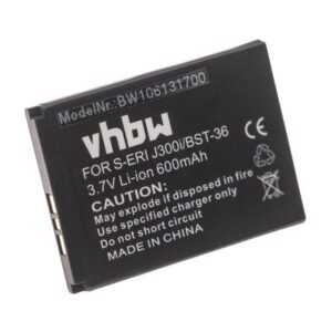 vhbw passend für Sony-Ericsson J300, J300i, K310, K310i, K510, K510i, T250, Smartphone-Akku 600 mAh