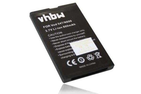 vhbw passend für ZTE F100, C370, F105, F106, F103, C170, C79, C366, C500, Smartphone-Akku 800 mAh