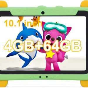 C idea Kinder's 4 GB RAM 6000 mAh Akku Tablet (10,1", 64 GB, Android 12, 5G WLAN, Kinder-Entertainment: Innovative Technologie für spielerisches Lernen)