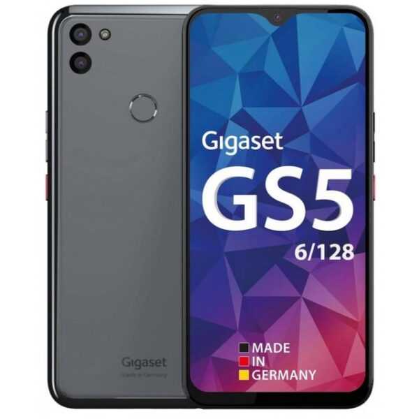 Gigaset GS5 Pro 128 GB /6 GB - Smartphone - dark titanium grey Smartphone (6,3 Zoll, 128 GB Speicherplatz)