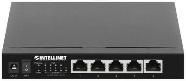 Intellinet INTELLINET 5-Port 2.5G Ethernet PoE+ Switch 55 W 4xPSE Ports - Swit... Netzwerk-Switch