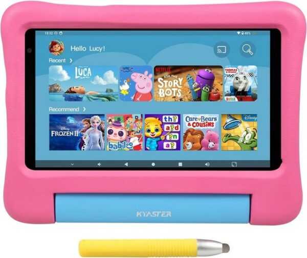 KYASTER Tablet (7", 32 GB, Android 12, 5G WiFi6 Kinder-Tablet Full HD IPS, 2GB+32GB elterliche Kontrolle Rosa)