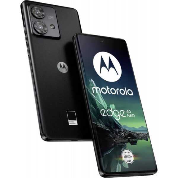 Motorola XT2307-1 Moto Edge 40 Neo 5G 256 GB / 12 GB Smartphone black beauty Smartphone (6,5 Zoll, 512 GB Speicherplatz)