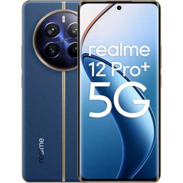 Realme 12 Pro+ 5G 512 GB / 12 GB - Smartphone - submarine blue Smartphone (6,7 Zoll, 512 GB Speicherplatz)