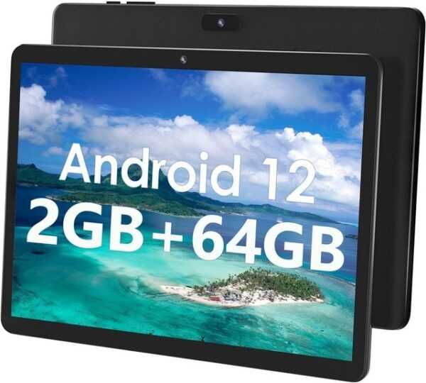 SGIN 2 GB RAM Octa-Core bis zu 1,6 GHz Prozessor 5000 mAh Akku Tablet (10,1", 64 GB, Android 12, 2,4G/5G WiFi, Kraftvolle Technologie für mobile Vielseitigkeit)