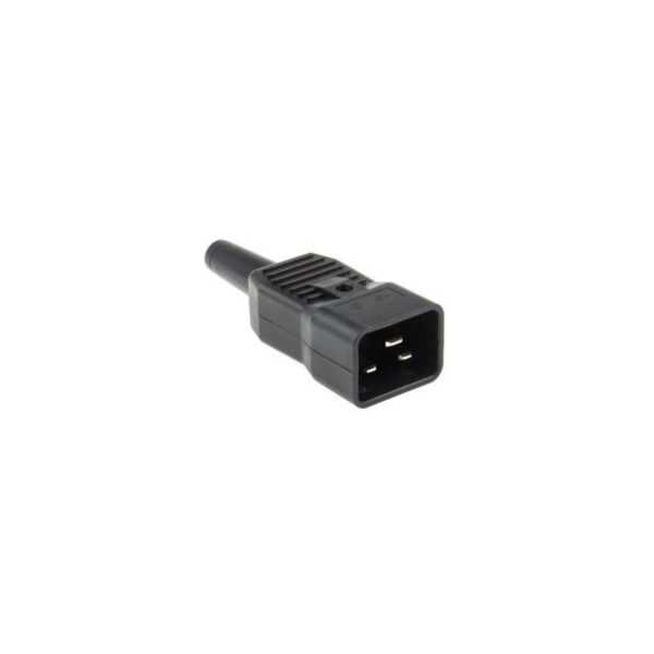 Schurter - Netzstecker iec C20 Stecker Antenne 16A