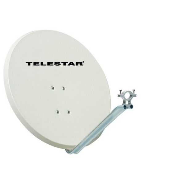 TELESTAR PROFIRAPID 85: SAT-Spiegel 85 cm aus Aluminium inkl. 40 mm LNB-Schelle SAT-Antenne