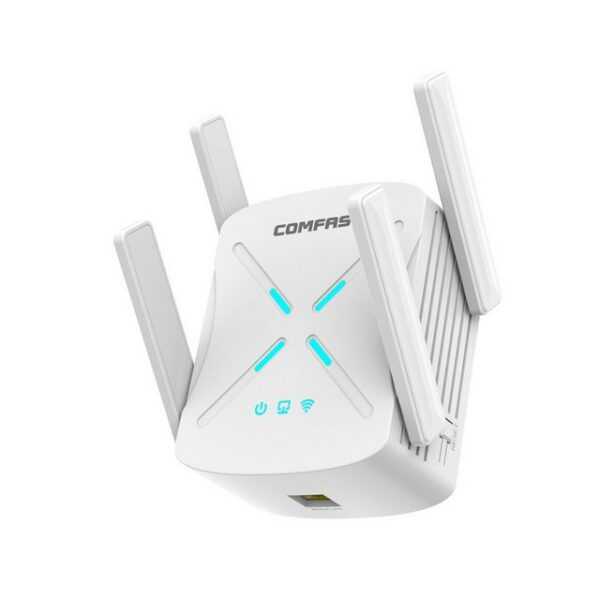 Welikera WiFi Signalverstärker,Dualband 5G Voll Gigabit Drahtlose Repeater WLAN-Repeater