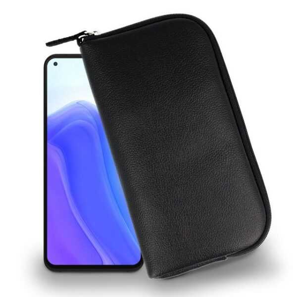 XiRRiX Handytasche Softcase für Smartphone oder Handy aus Lederimitat (Handyhülle 4XL, 1-tlg., Premium Modell), mit RFID Schutz