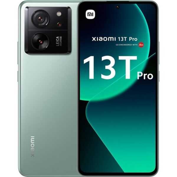 Xiaomi 13T Pro 5G 1 TB / 16 GB - Smartphone - meadow green Smartphone (6,67 Zoll, 1000 GB Speicherplatz)