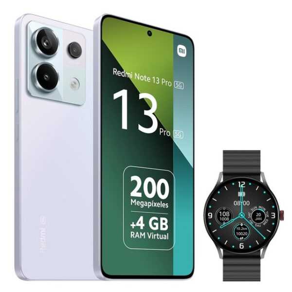 Xiaomi Redmi Note 13 Pro 5G 12+512GB Smartphone & Smartwatch Handy (6.67 Zoll, 512 GB Speicherplatz, 200 MP Kamera)