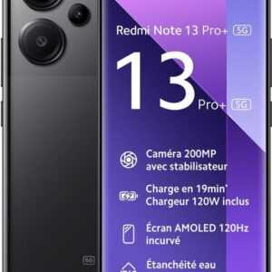 Xiaomi Redmi Note 13 Pro+ 5G 8+256GB Smartphone Handy (6.67 Zoll, 256 GB Speicherplatz, 200 MP Kamera)