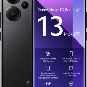 Xiaomi Redmi Note 13 Pro Plus 5G 512Gb Smartphone (16,94 cm/6,67 Zoll, 512 GB Speicherplatz, 200 MP Kamera)