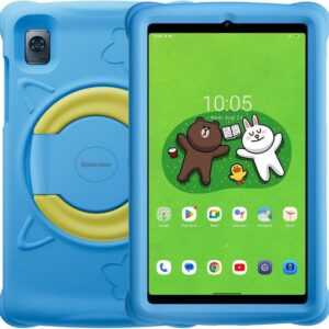 blackview Kinder's 8 GB RAM 6050mAh Akku Dual Box Lautsprecher Tablet (8,68", 128 GB, Android 13, Dual SIM 4G LTE+WiFi, Sicheres und robustes Lerngerät für Kinder)