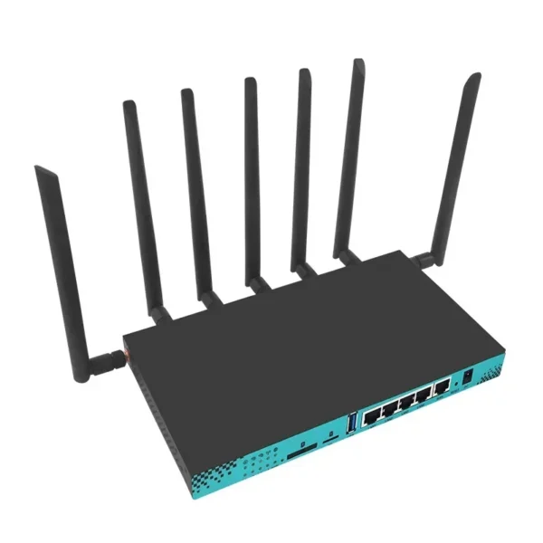 1200Mbps 5G Router SIM M.2 Slot Wireless WIFI 2.4GHz 5GHz 4g 5g RM520N-GL Modem 4*RJ45 LAN 16MB