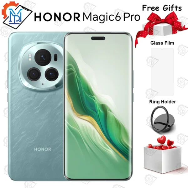 2024 New HONOR Magic 6 Pro 5G 6.8 Inches OLED 120Hz Screen Snapdragon 8 Gen 3 MagicOS 8 Camera 180MP